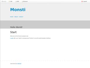 monsti 0.5 發布,go 編寫的 cms 系統